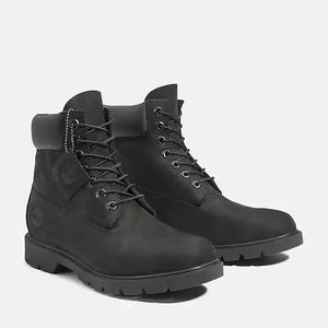 Timberland Classic Basic 6 Inch Men’s Waterproof Boots Black Nubuck 10.5